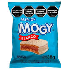 ALFAJOR MOGY BLANCO 38gr (comprando 3 o mas precio mayorista)